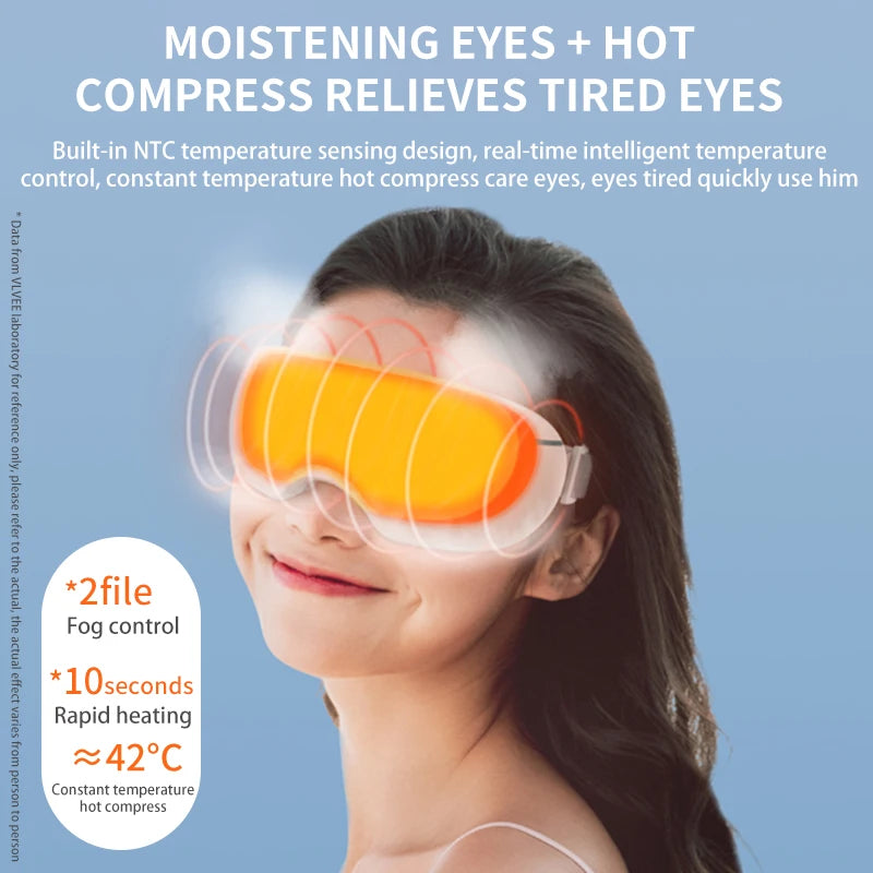 Christmas Gifts Wholesale Hot Selling 2-gear Steam Eye Spray Beauty Machine Relax Eye Fatigue Moisturizing Household Equipment