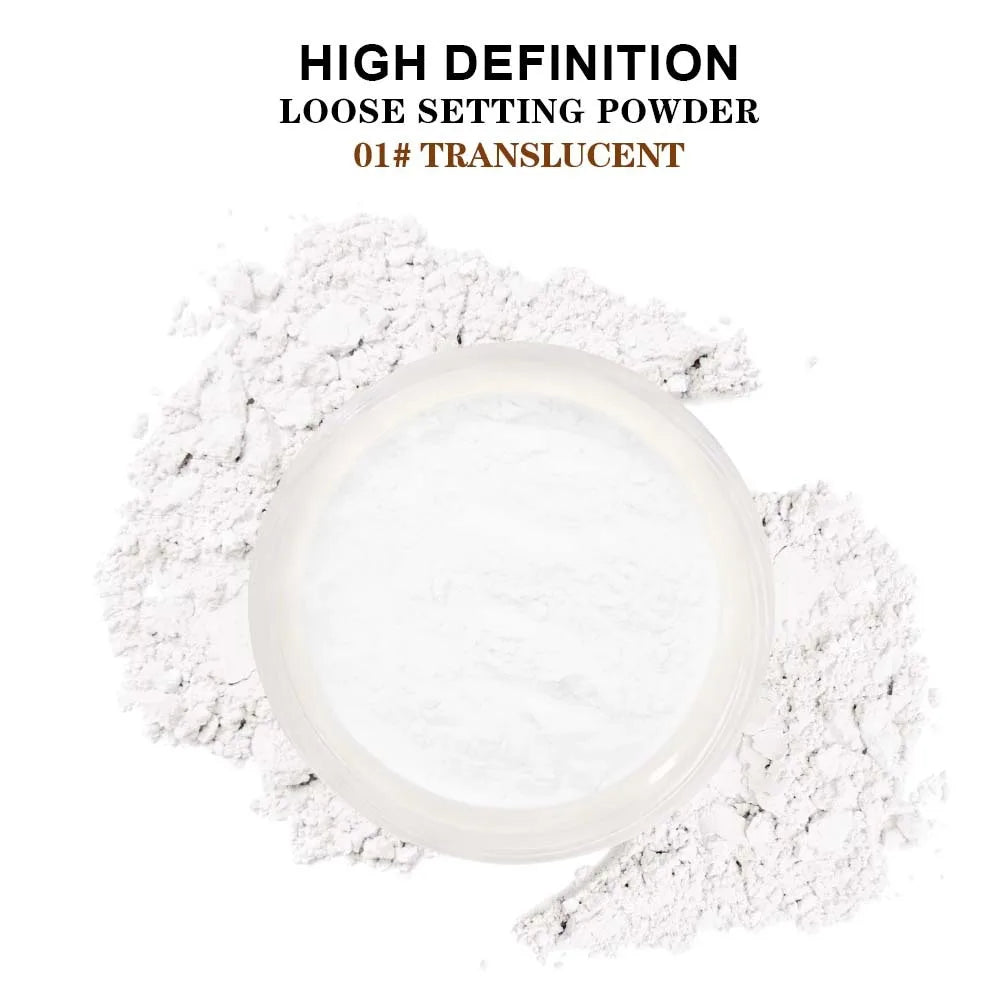 New Arrival 14 Colors Make Your Own Brand Waterproof Private Label Face Makeup Loose Translucent Setting Loose Powder