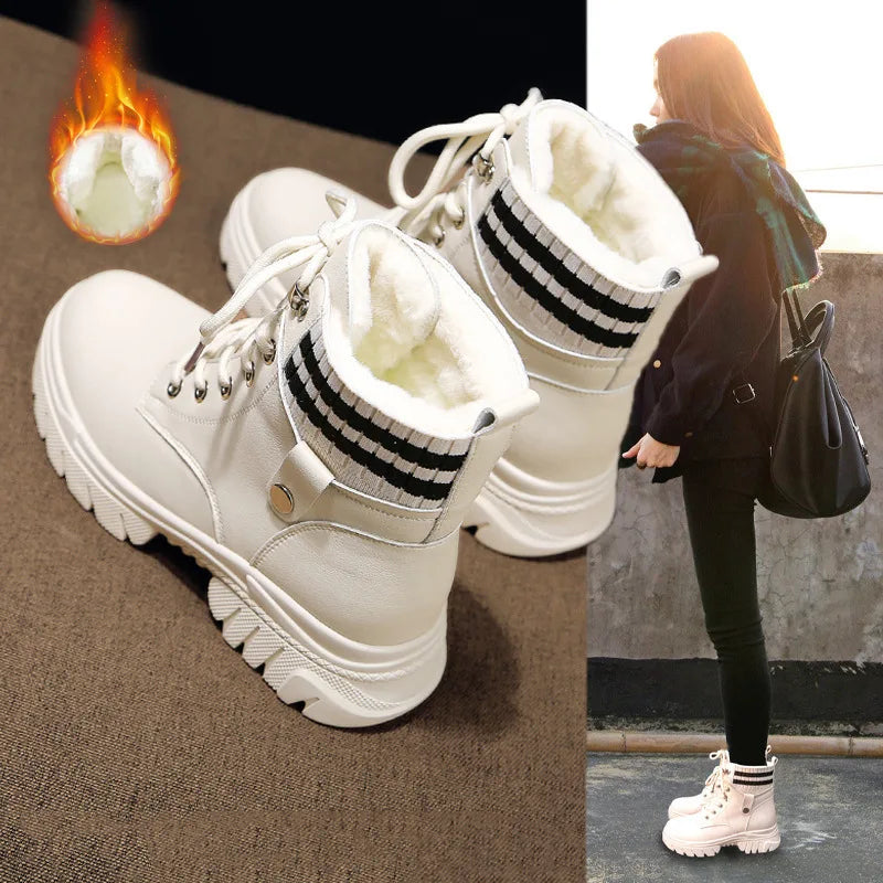 Snow Boots Women Winter New Fashion Short Boots Cotton Shoes