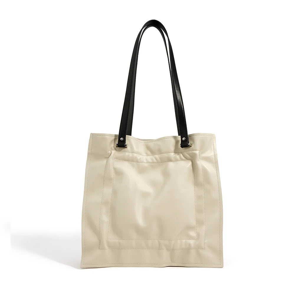Large Capacity Cowhide Leather Tote Bag for Women  Your Creative Design Genuine Leather Tote Bag for Women