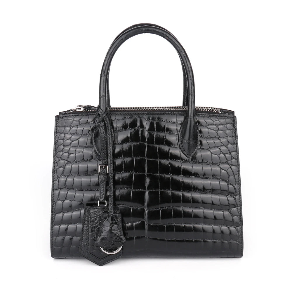 2025 Designer Classic Genuine Alligator Crocodile Leather Woman Handbags Crossbody Tote Hand Bags for Women