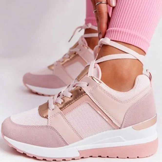 Hot Sale Girls Women's Walking Style Shoes Soft Sneakers Ladies Casual White Shoes