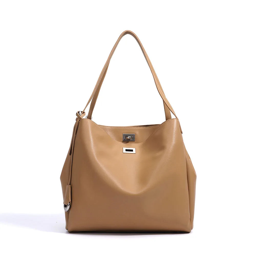 Luxury Ladies Genuine Cowhide Leather Handbags Fashion Women's Real Leather Shoulder Crossbody Messenger Bags