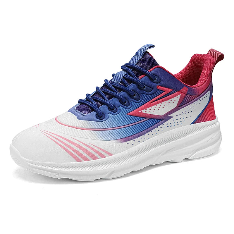 Soft Lightweight Comfortable Running Shoes with Mesh Upper Shock Absorption Aqua Blue Design Versatile for Training Casual Wear
