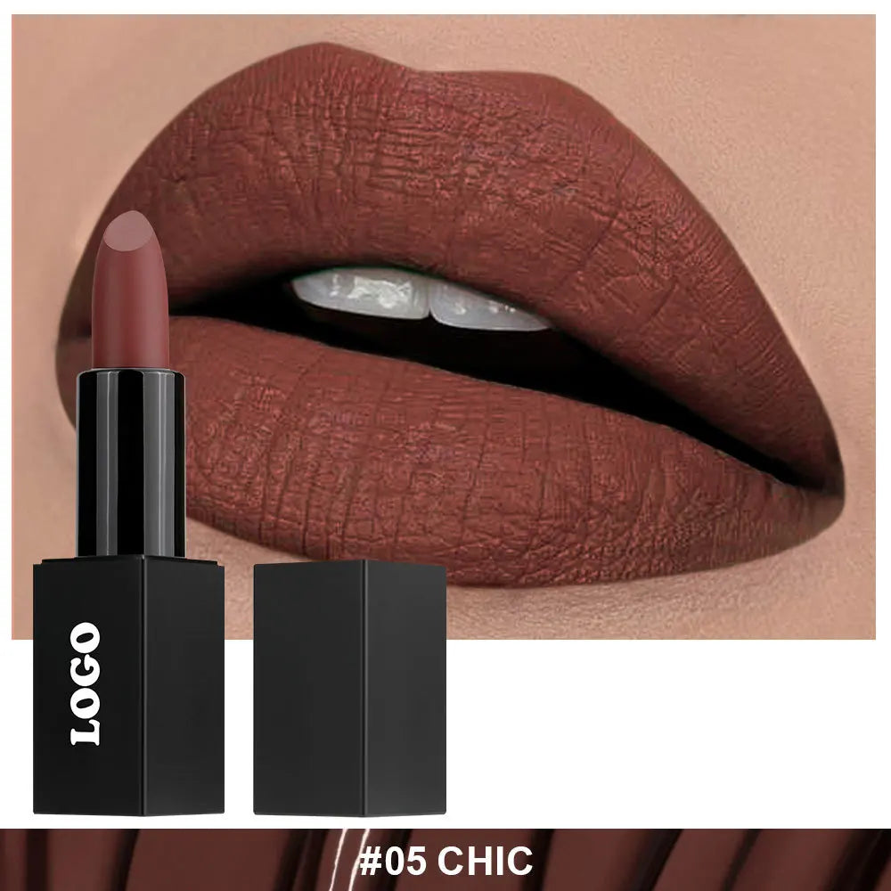 Cosmetic Private Label Fashionable Lady Makeup Creamy Matte Lipstick