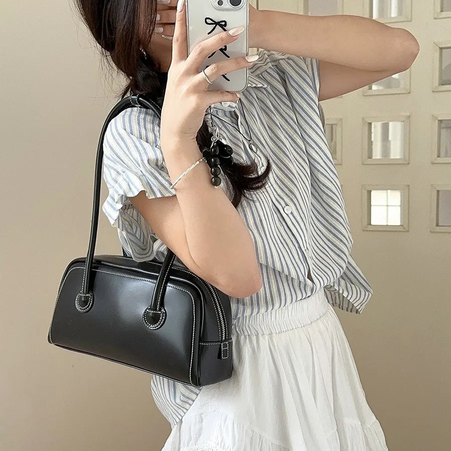 High-End Korean Version Cross-Border Women's Hand-Held Single-Shoulder Bag Unique New Style Small Square Evening Bag