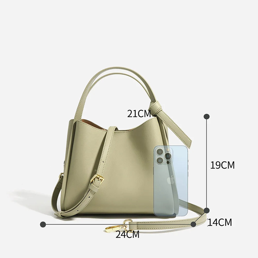 Large Capacity Leather Bags Women Genuine Leather Luxury Handbags Real Cowhide Luxury Handbags for Ladies