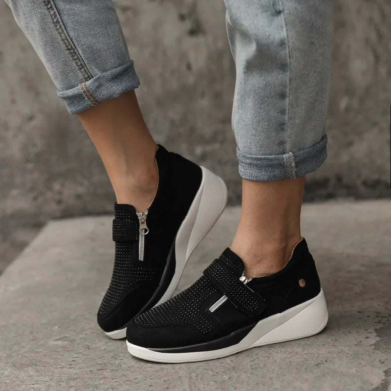 Girls , Women Trendy Mesh Sneakers Shoes Fashion Hot Sale Women Bling Shoes