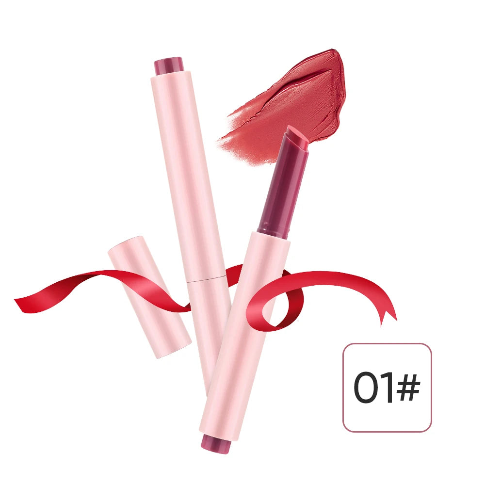 Lip Stick Hydrating Moisturizing Vegan Non-drying High Pigment Glossy Lipstick  Lip Gloss