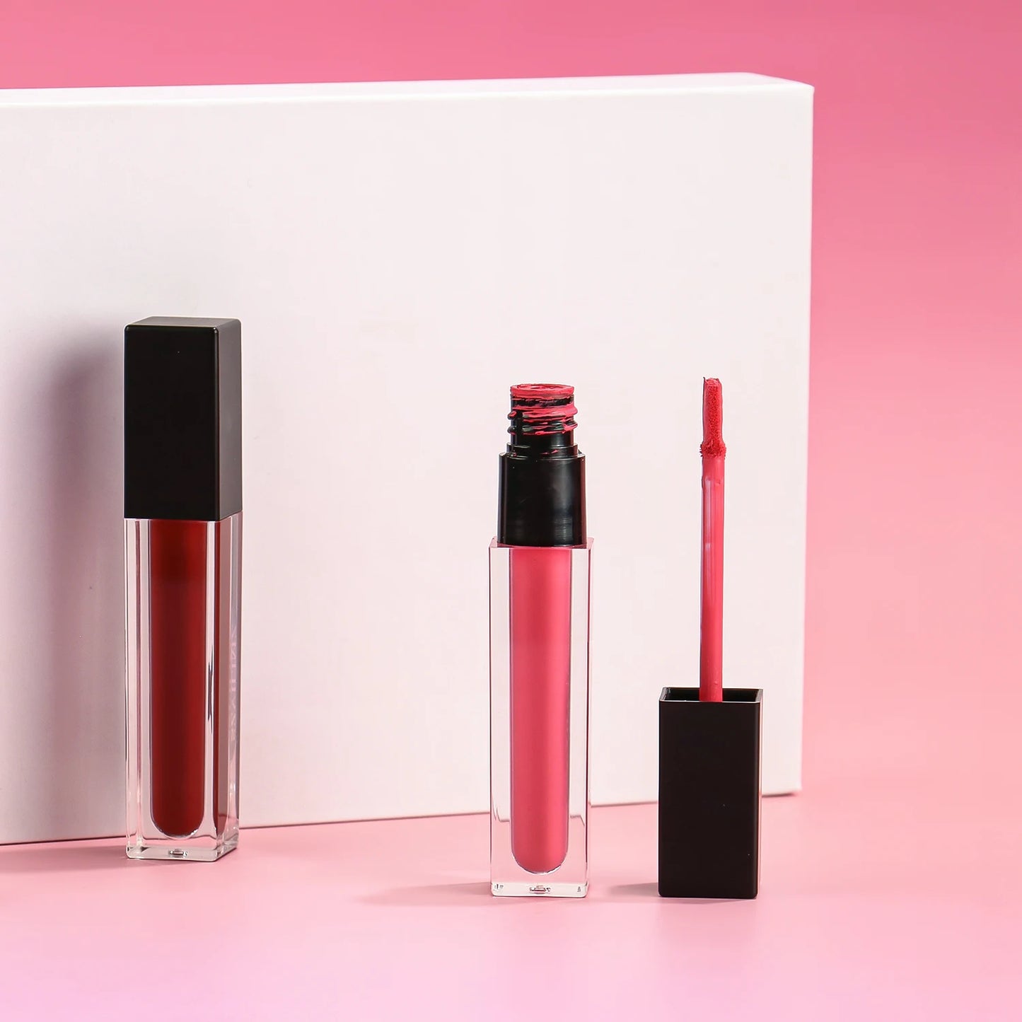 6 Pcs High Shine Lip Gloss Set Vegan Waterproof Long Lasting Matte Liquid Lipstick Lip Makeup Kit