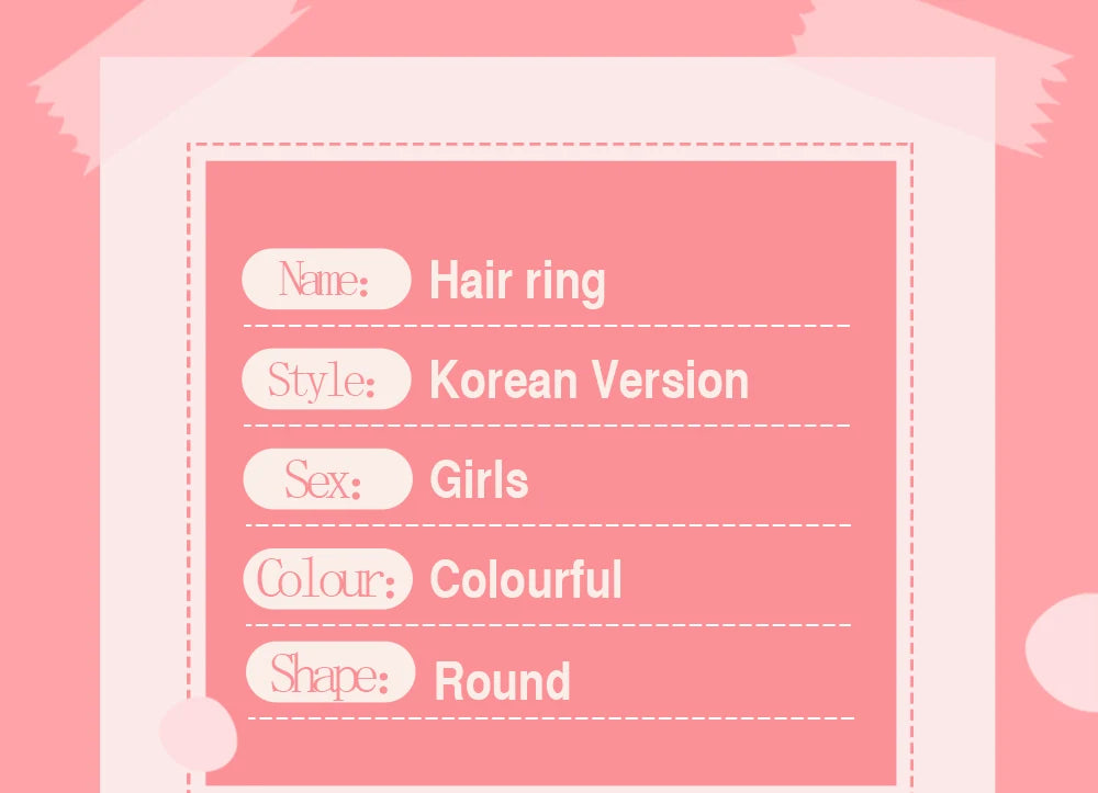 6Pcs Basic Simple Hair Bands Solid Color Seamless Wide Rubber Band for Women Girl High Elastic Scrunchie Hair Accessories Holder