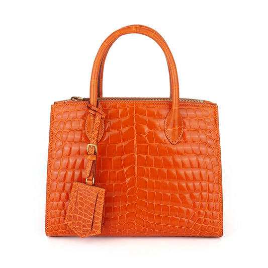 2025 Designer Classic Genuine Alligator Crocodile Leather Woman Handbags Crossbody Tote Hand Bags for Women
