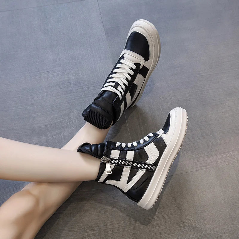 Unisex Autres Chaussures Classic Trainers Fashion Women&Men Quality Leather High Top Sneakers Trendy Walking Style Shoes