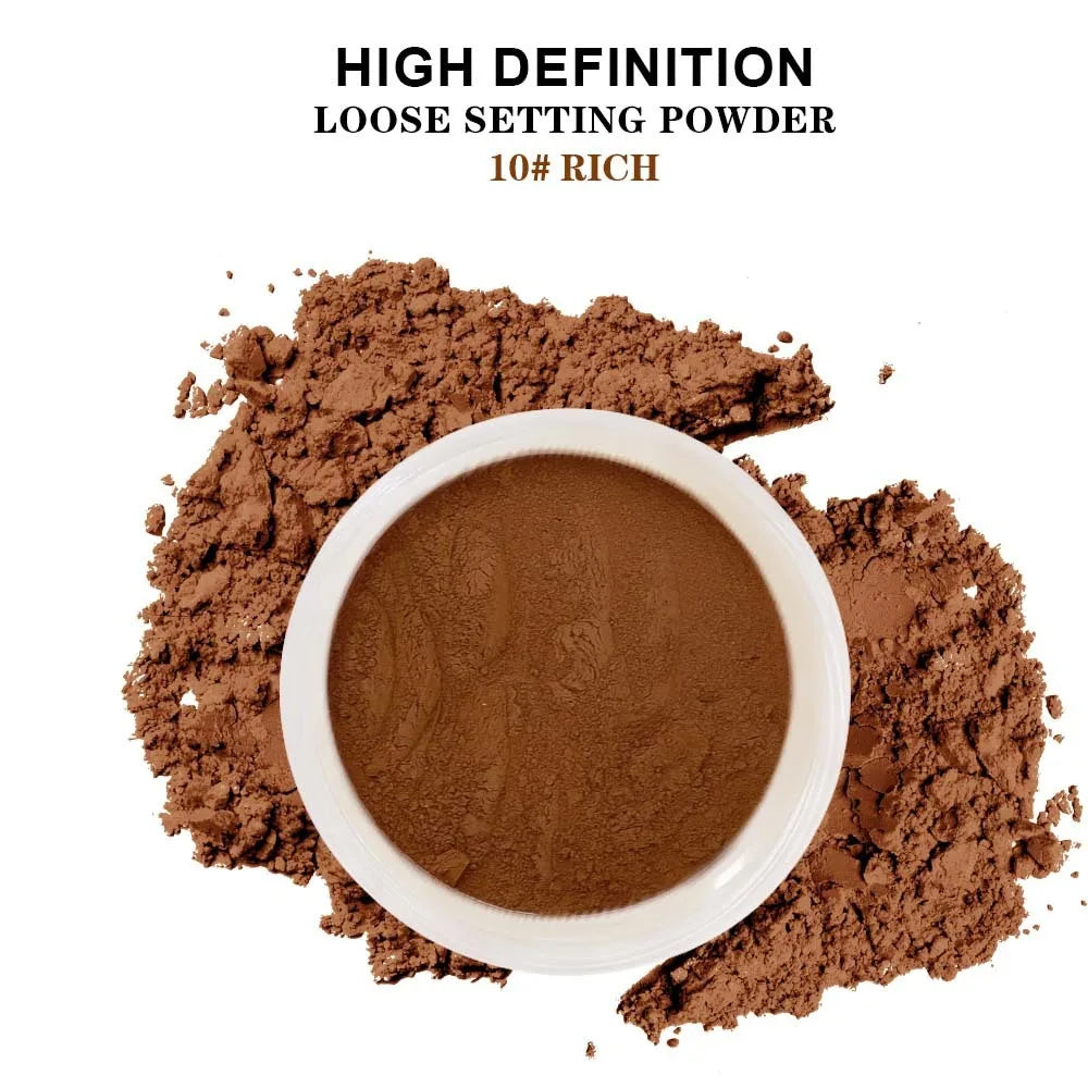 New Arrival 14 Colors Make Your Own Brand Waterproof Private Label Face Makeup Loose Translucent Setting Loose Powder