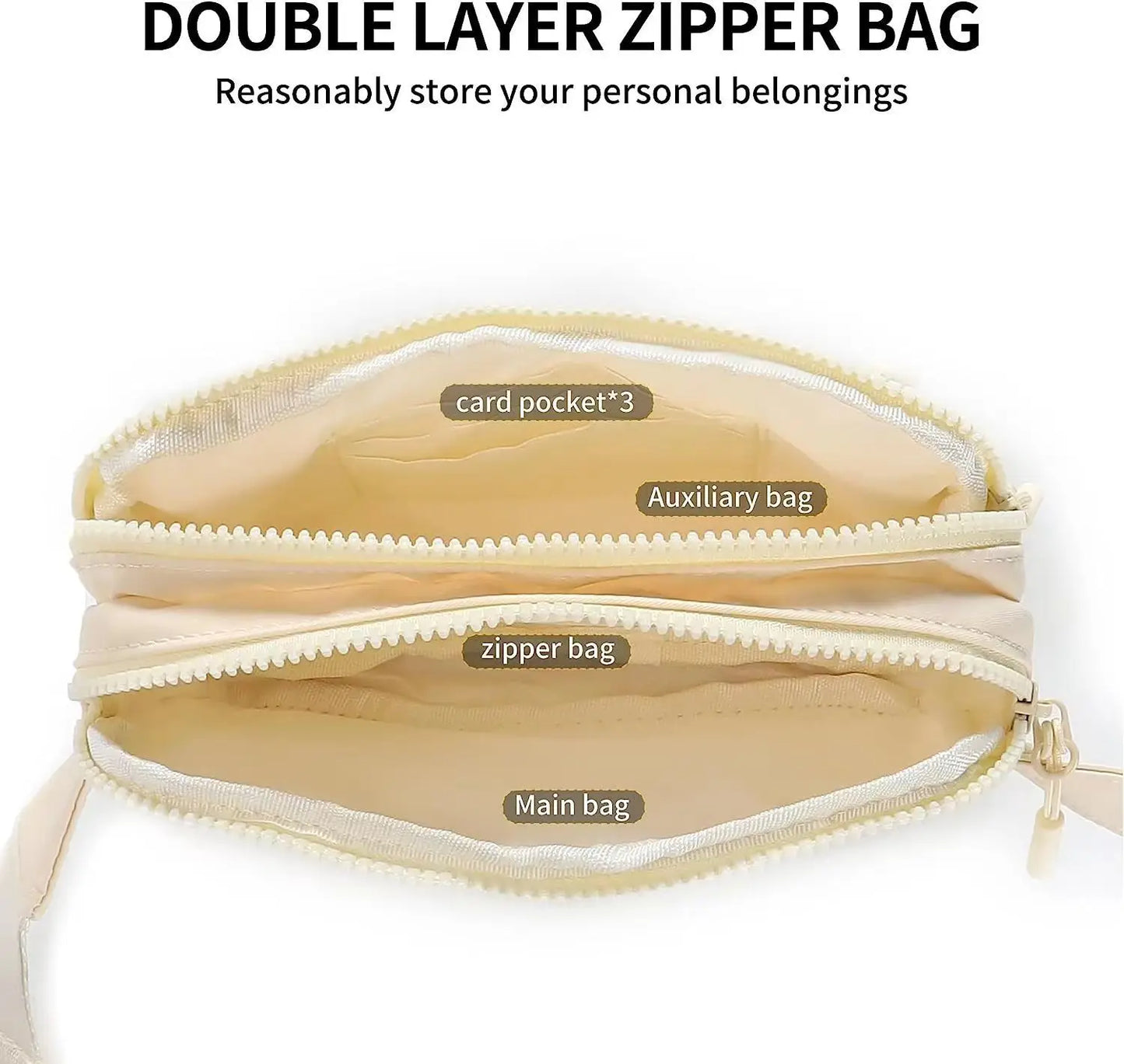 Fashion Sport Belt Bag Adjustable Strap Small Waist Bag