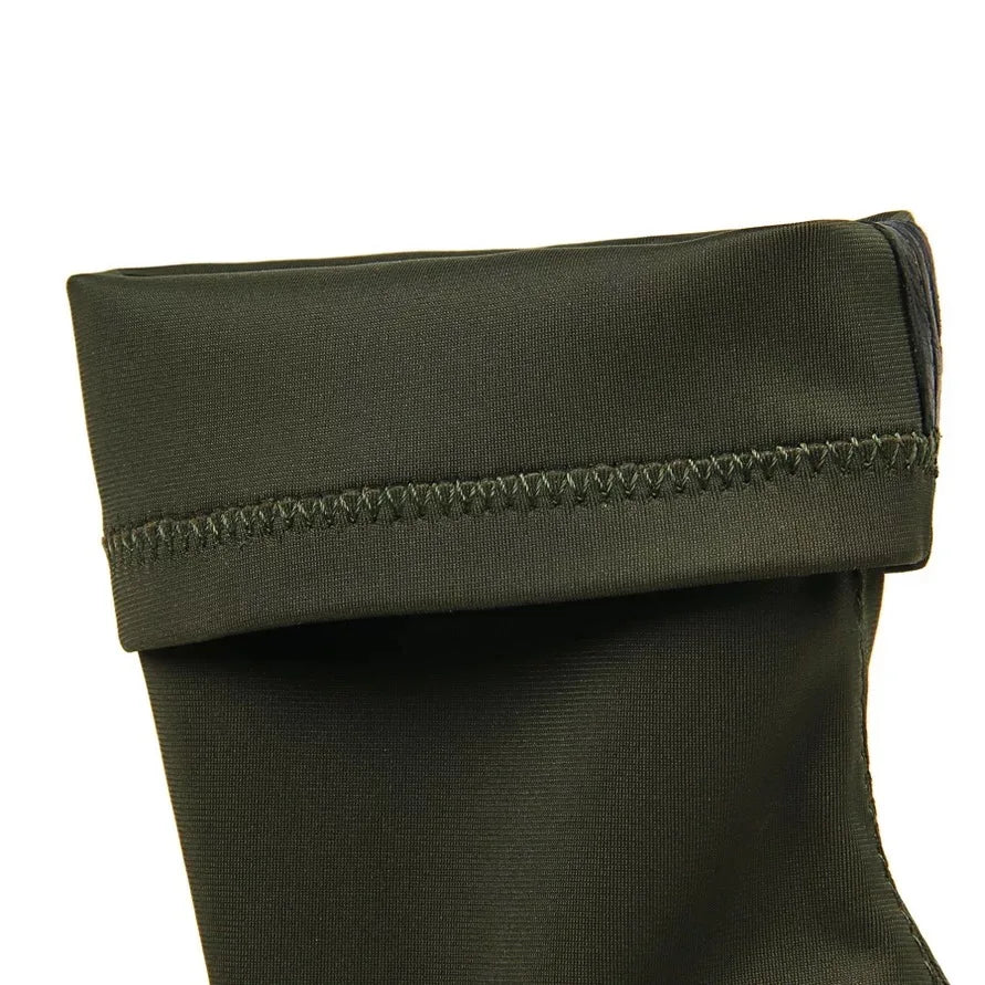MId-Calf Stretch Sock Elastic Material Chunky Heel Boots Women Booties