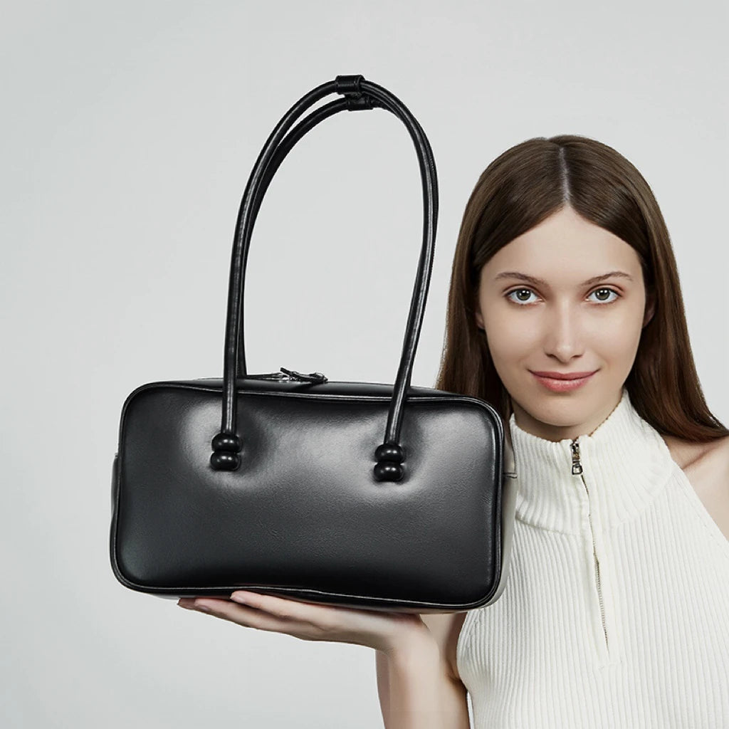 2026 High Quality Top Grade Branded Women's Western Purse and Handbags Genuine Real Leather Women Fashion Long Shoulder Bags