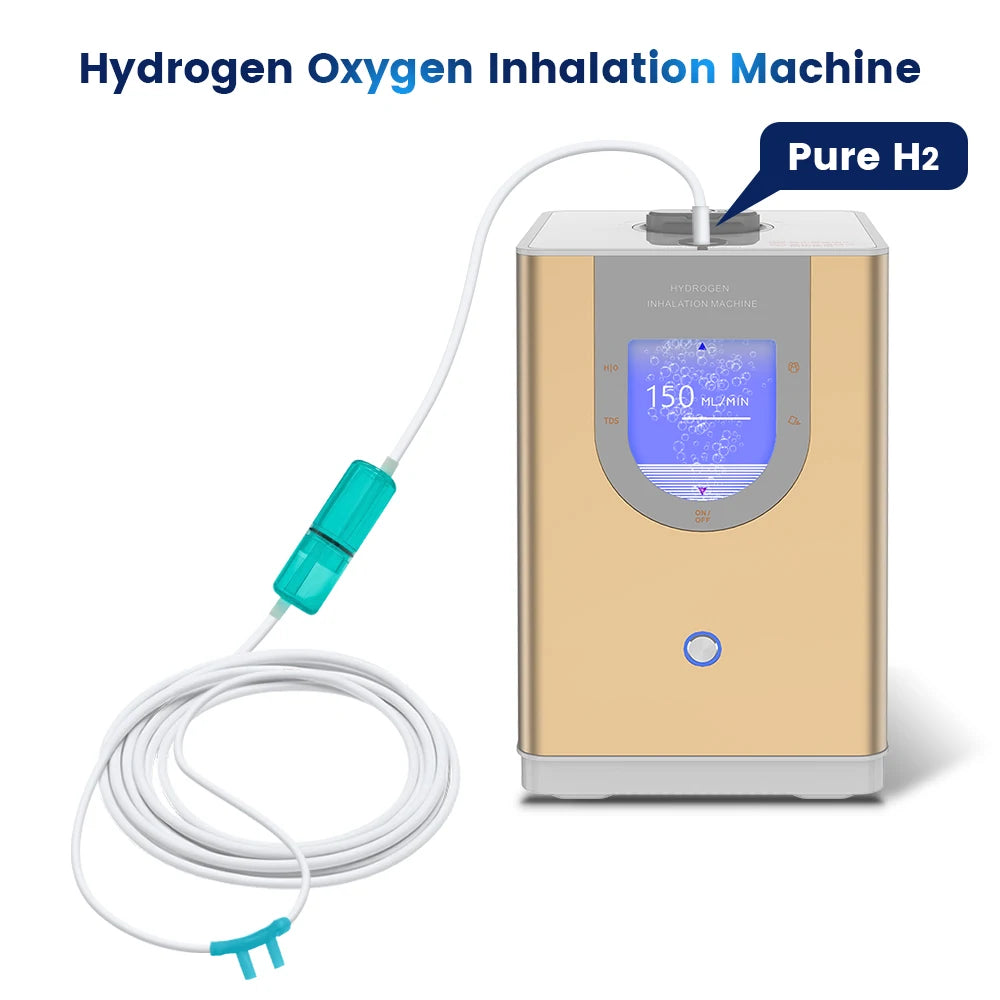 Generator PEM Technology Metal Shell 150ml Hydrogen Oxygen Breath Hydrogen Inhalation SPE Hydrogen Water Generator Machine