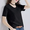 Plus Size Women's T-Shirts Fashion Top 95% Cotton Short Sleeve Breathable Print O-Neck Summer Women's Clothing T-Shirt