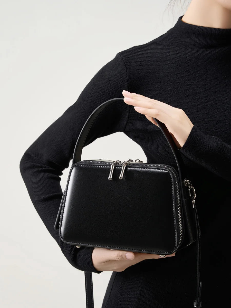 Wholesale Products Exquisite Women Bags Designer Luxury Leather Tote Handbag Genuine Cowhide Waxed Leather Fashion Casual Bag