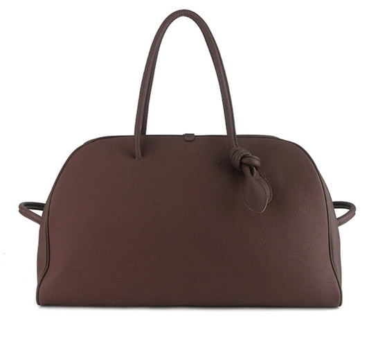 2025 New High End Style and Fashionable Knotting  Bag Lychee Pattern  Handbag