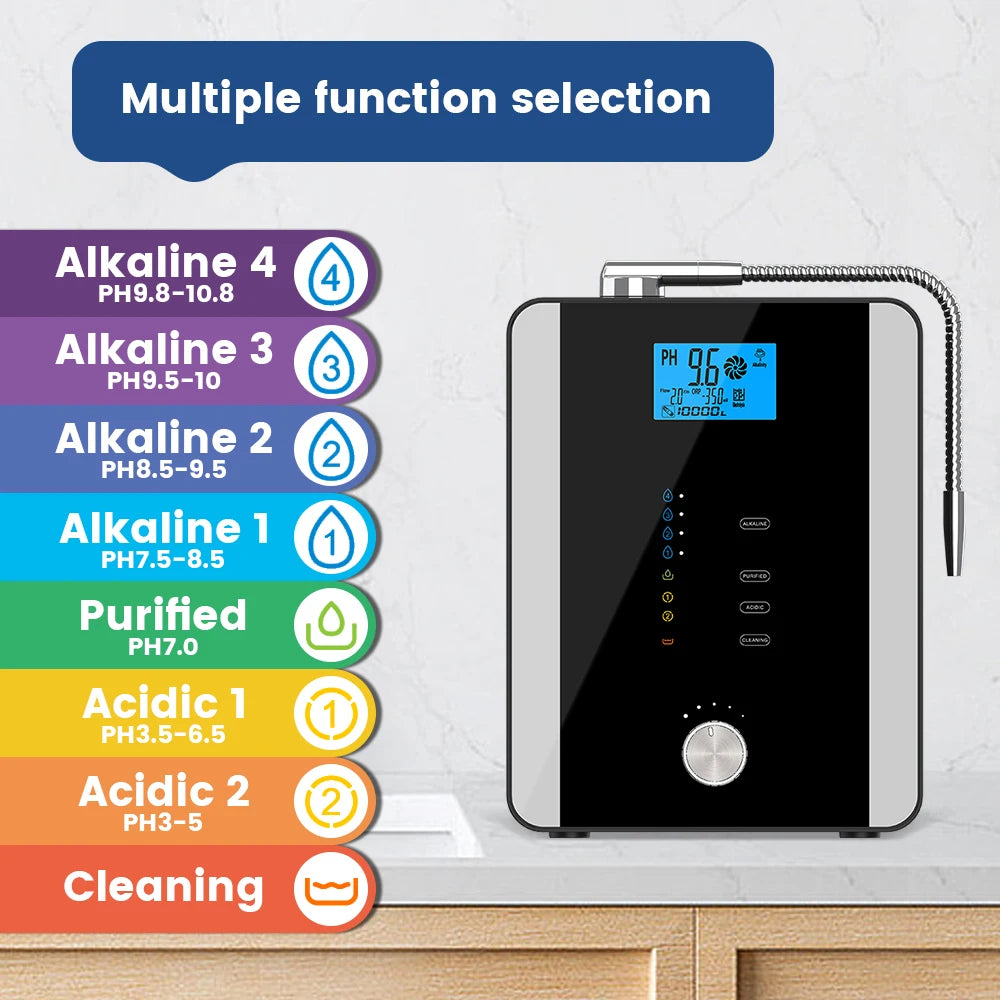 Japan Technology Kangen Su Platinum Coating Alkaline Water Machine 11 Plate Kangen Water Ionizer Machine K8