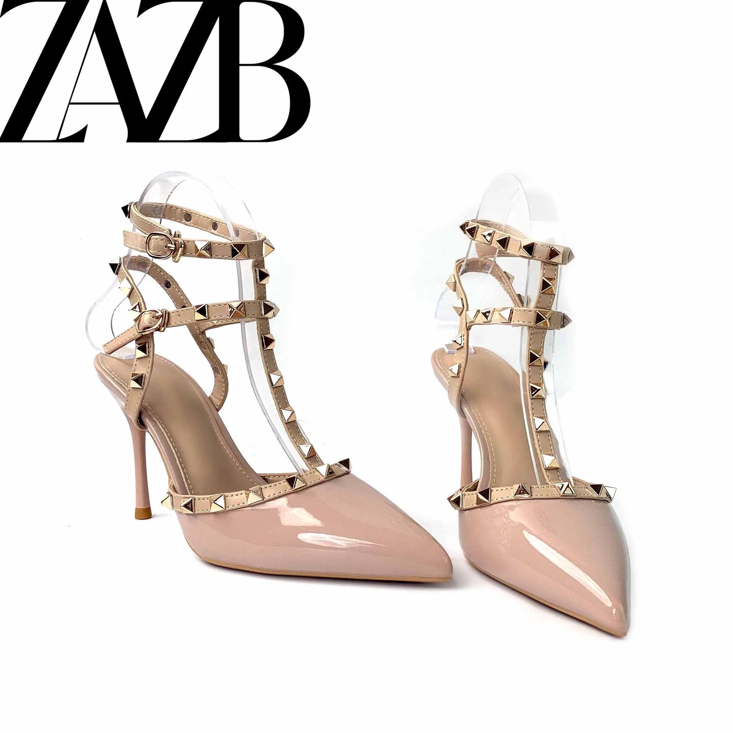 Custom Designer Shoes Sandals for Women and Ladies High Heels Luxury slippers Pointed Head Femmes Summer Fashion Suede