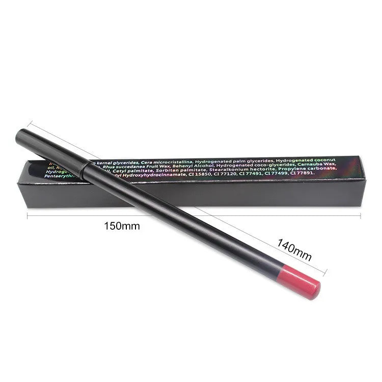 21 Color Matte Waterproof Wood Brown Lipliner Wholesale High Pigment Long Lasting Vegan Smooth Creamy Lip Liner