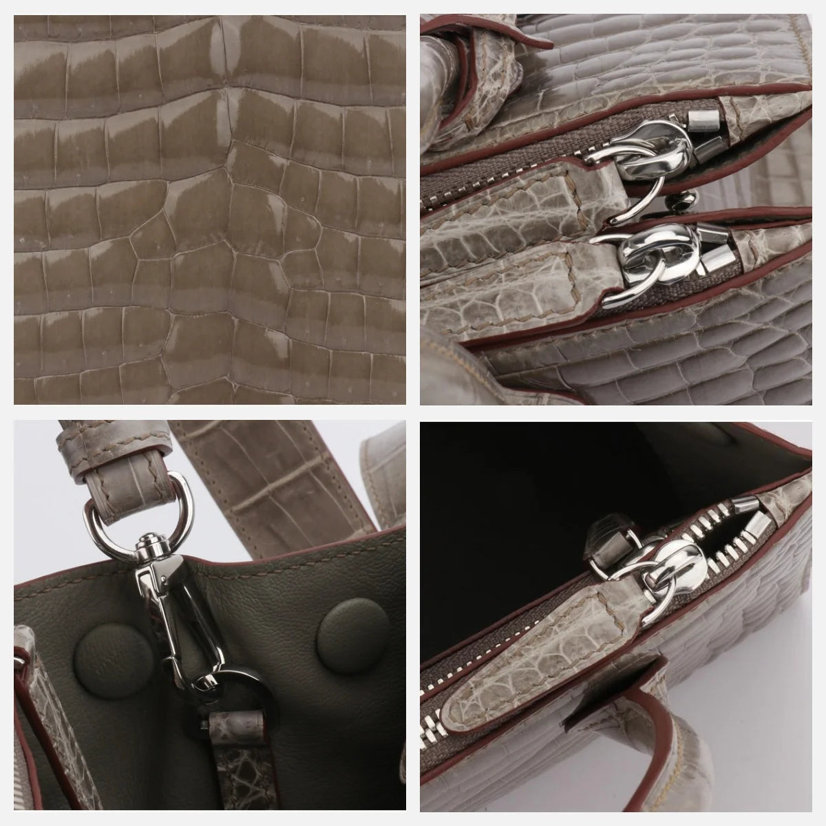 2025 Designer Classic Genuine Alligator Crocodile Leather Woman Handbags Crossbody Tote Hand Bags for Women