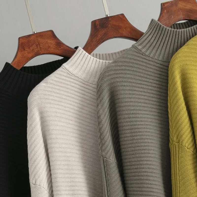 Sweater Warm Causal Style Turtleneck Sweater Women Sweater