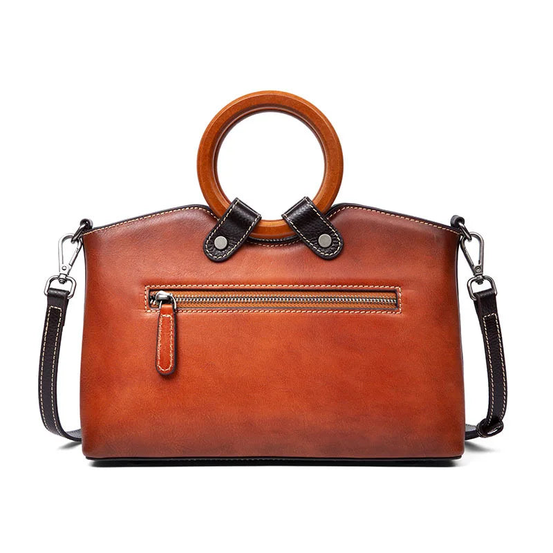 Fashion Vintage Designer Ladies Bags Genuine Leather Women's Handbags for Women , Ladies