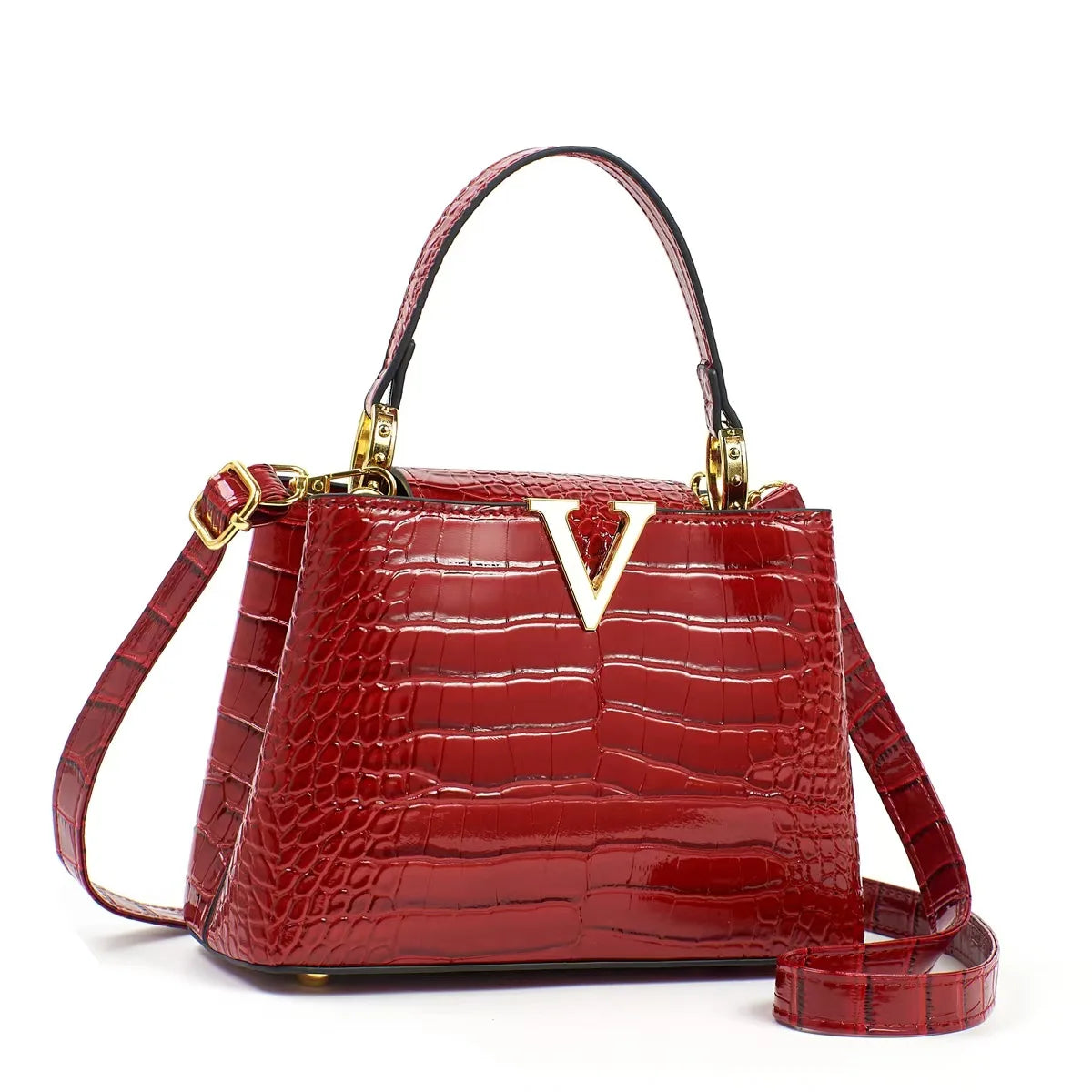 2025 Latest Trendy High-quality Large Size PU Leather Bag Fashionable Large Capacity Luxury Lady Women's Handbag