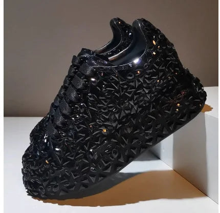Diamond Chaussures De Sport  Walking Casual Zapatillas  Shoes Mujer Women's Pink Fashion Sneakers