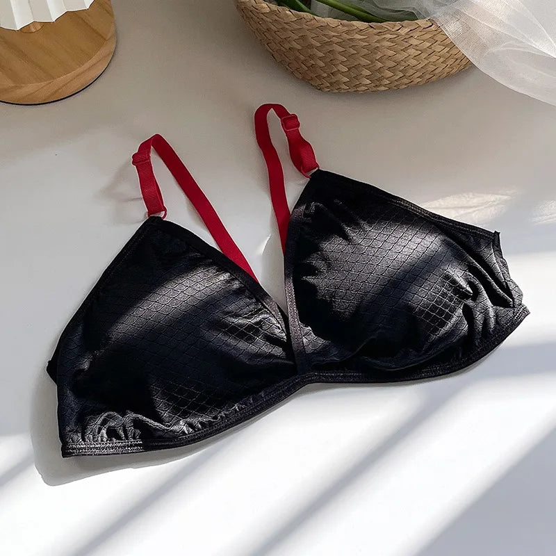 Women Push Up Bra Sexy Lingerie Bralette Wire free Bra Sexy Deep V neck Wireless Underwear Thin Seamless Bra Crossback Bra