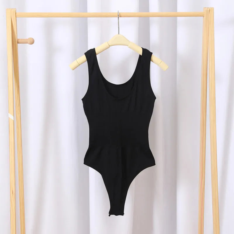 Bodysuit Bodyshaper Women Tummy Control Shapewear Slimming Underwear Girls U Back Tops Sexy Thongs Female Seamless Jumpsuit