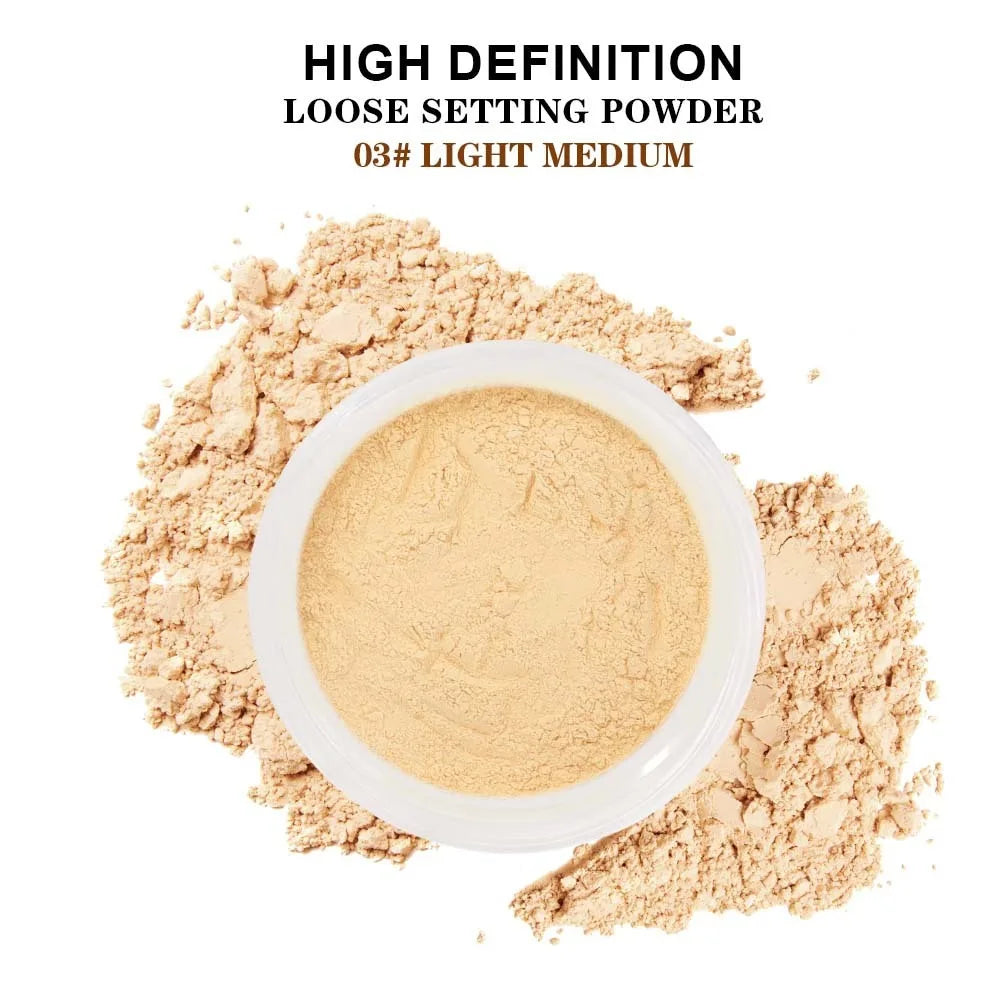 New Arrival 14 Colors Make Your Own Brand Waterproof Private Label Face Makeup Loose Translucent Setting Loose Powder