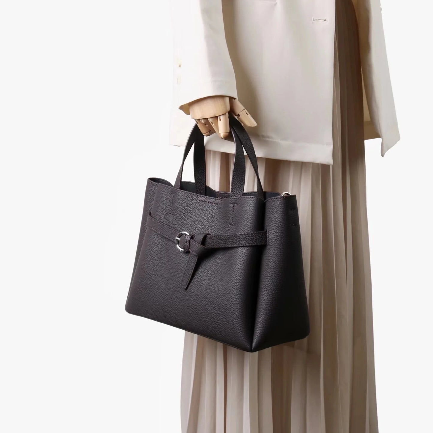 2025 New Versatile Top Layer Cow Leather Large Capacity Tote Bag Wedding Bag Large Handbag