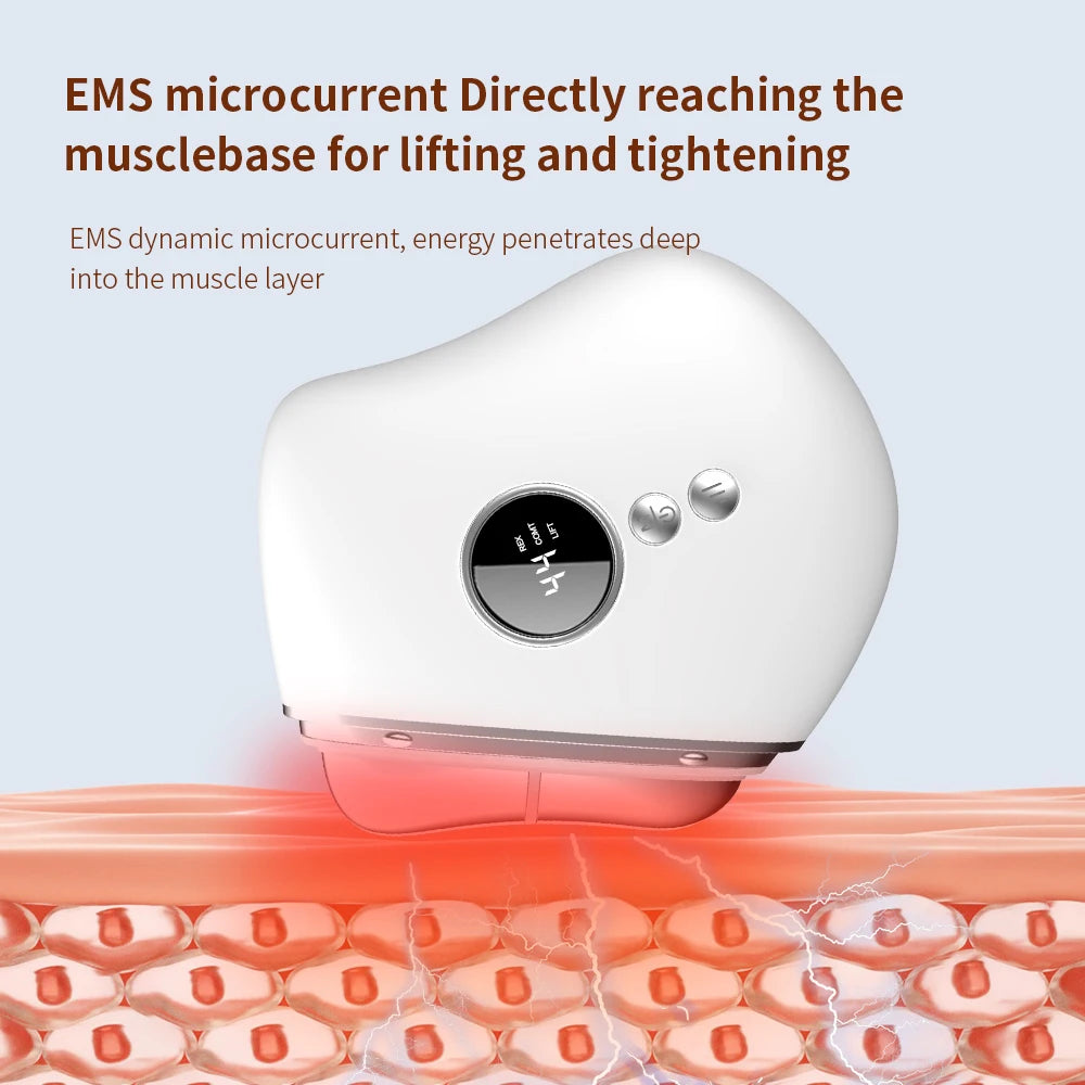 7 in 1 Face Skin Massager Ems Micro-current Wrinkle Remover Led Anti-aging Rf Facial Lifting Skin Care Tighten Rejuvenation