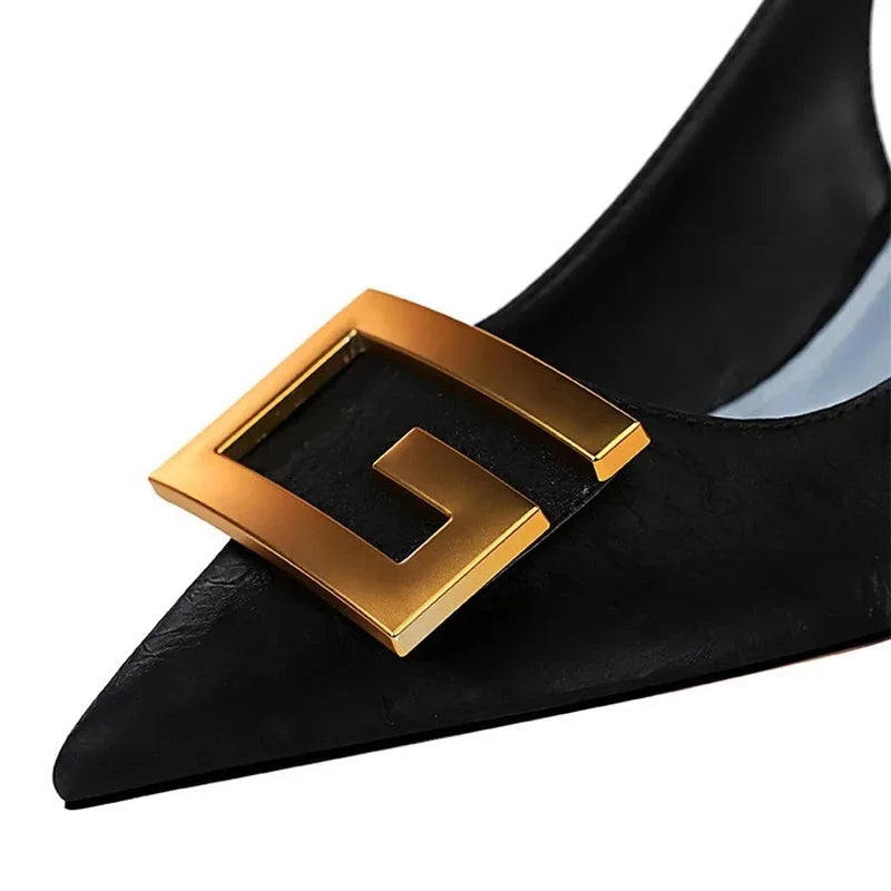 Chaussure En Talon Rainbow Colorful Custom Slingback Diamond Fashion Kitten Shoes Women Heels for Ladies