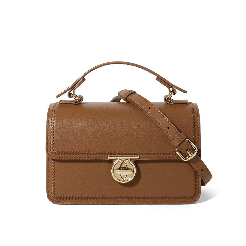 2025 Autumn Winter Women's Genuine Leather Handheld Shoulder Crossbody Bags Light Luxury High-End New Hot Selling Styles for Ladies