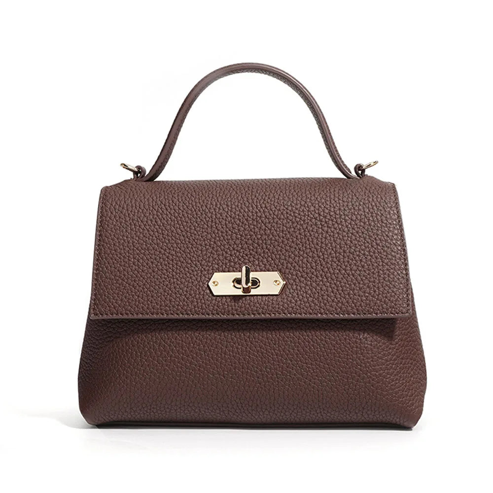 2025 Fashion Simple Female Handbag Designers Women Shoulder Bags Quality Cowhide Leather Crossbody Bags for Woman