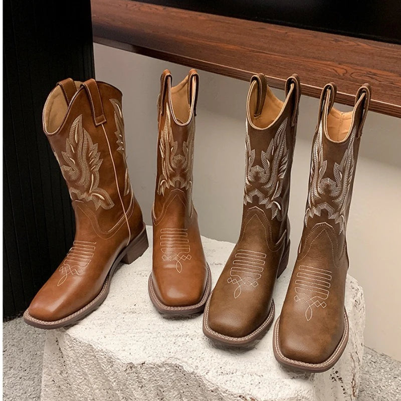 Quality  Leather Casual Style Shoes 2025 New Design Leather Boots for Women Klasik Ayakkabi Botines Dama