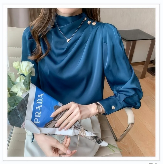 Women Blouses 2025 High Quality Satin Preferential Popular Plus Size Blouses Elegant Women High Quality Women Tops and Blouses