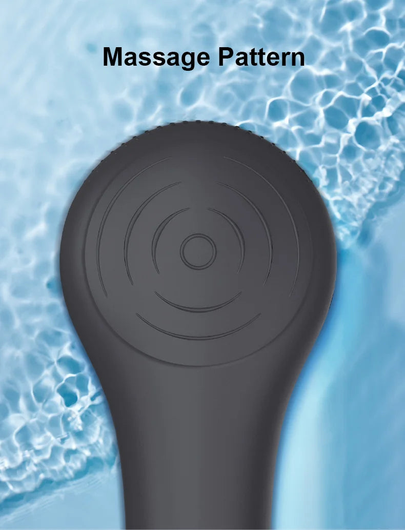 2025 Mini Electric Silicone Facial Cleansing Brush Portable Ultrasonic Deep Cleaning Waterproof-Good Price