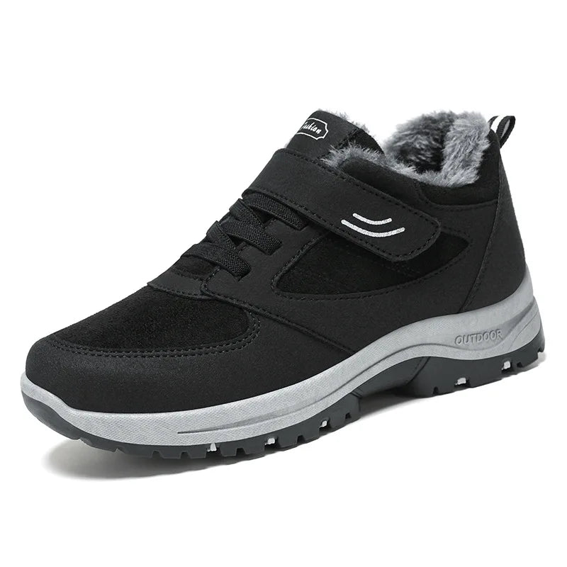 Shoes Women 2025 Couples Walking Warm Cotton Boots Factory Direct Casual Fleece-lined Plus Middle-aged Thick Snow Boots
