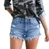 Women Shorts 2025 Wholesale Summer Ripped Denim Shorts for Women Plain New Design Jean Shorts for Women