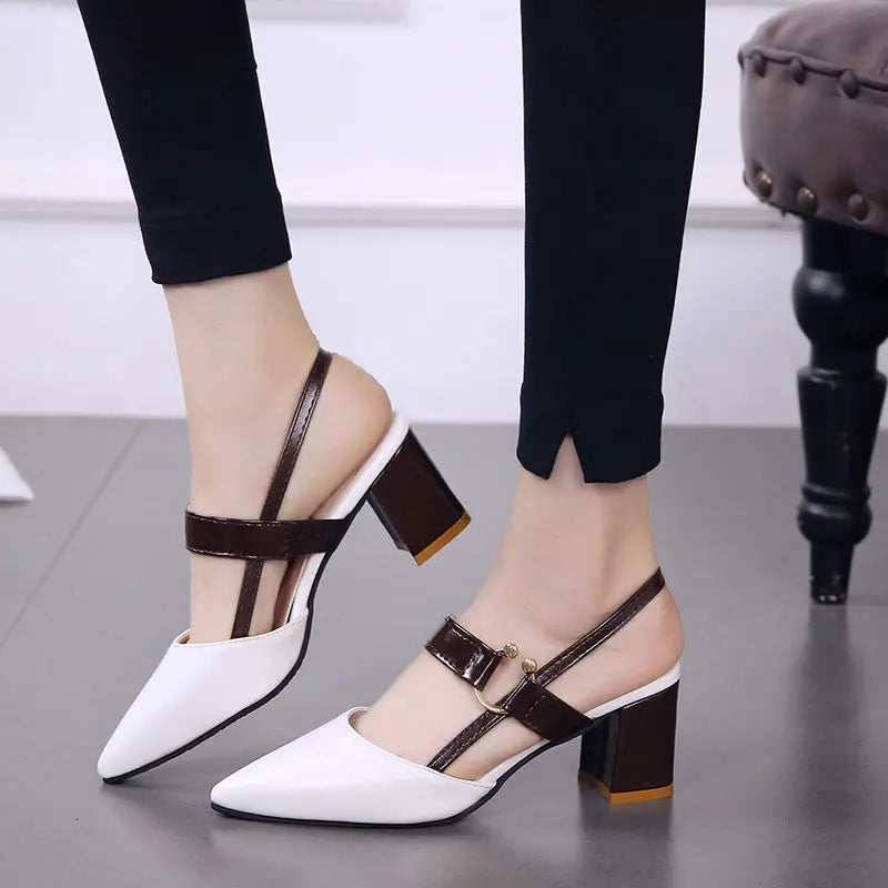 Sandals Heels Ladies Women Shoes 2022 Fashion Comfortable Pointed Sandal High Heel Summer Sandal Heels