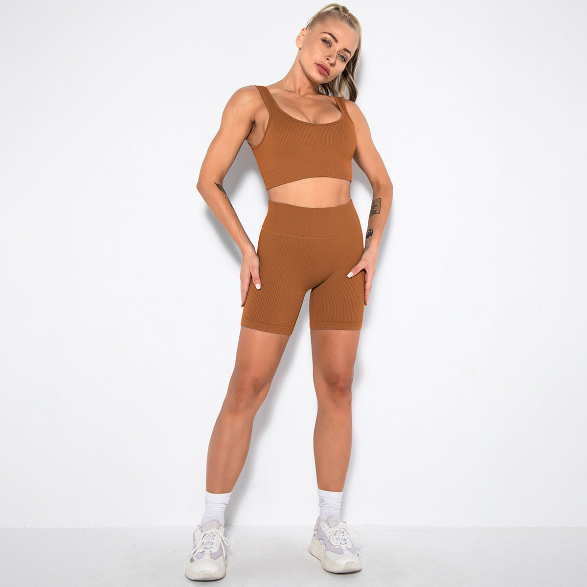Seamless Sport Bra Women's Lingerie Fitness Yoga Running Vest Underwear Padded Crop Tops Underwear Push Up Gym Top Bras