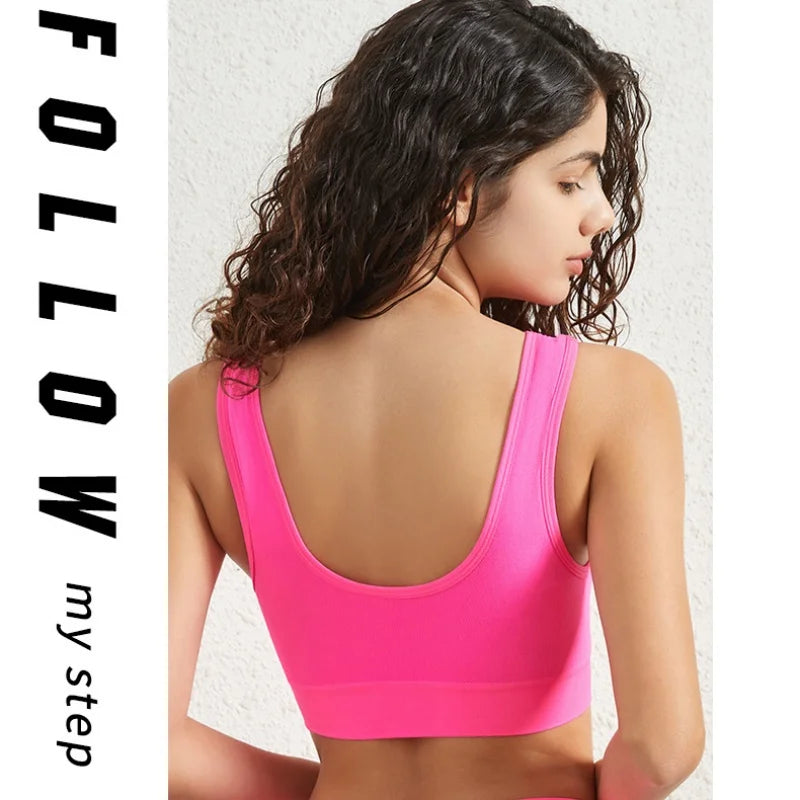 Women Push-Up Bra Seamless Bras Non-wire Sports Bra without Pads Breathable Brassiere Female Crop Top Sexy Lingerie S-5XL