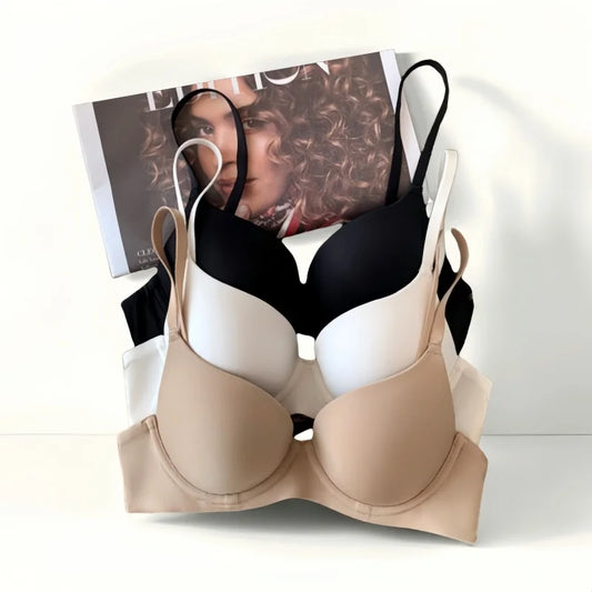 Push-Up Seamless Bras For Women Non-wire Fixed Cup Bra Invisible Brassiere Sexy Lingerie 3/4 Cup Soft Top Women's Underwear